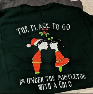 Chi Omega mistletoe t-shirt